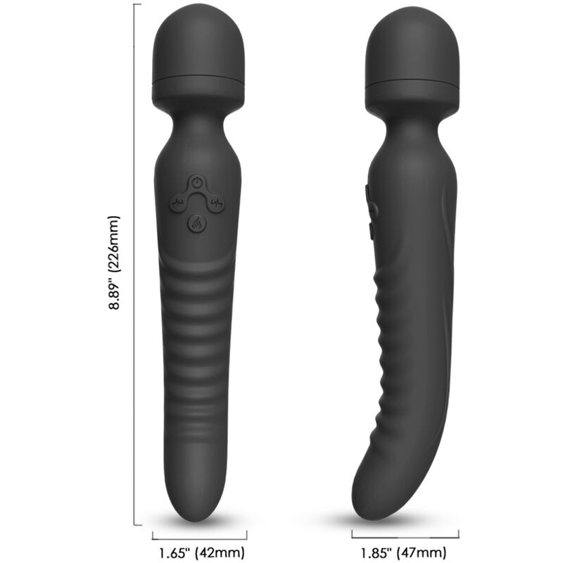 Vibromasseur Chauffant Mission - 2x9 Modes Effet Chaleur - Armony