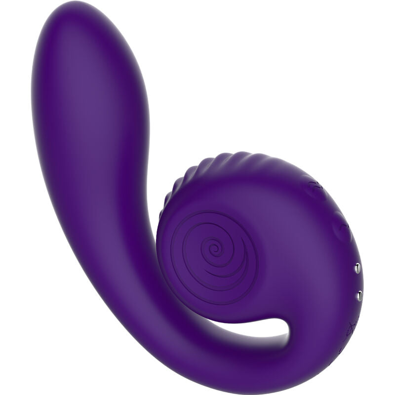 Vibromasseur Double Gizi Stimulation Clitoris et Point G 3 Couleurs - Snail Vibe