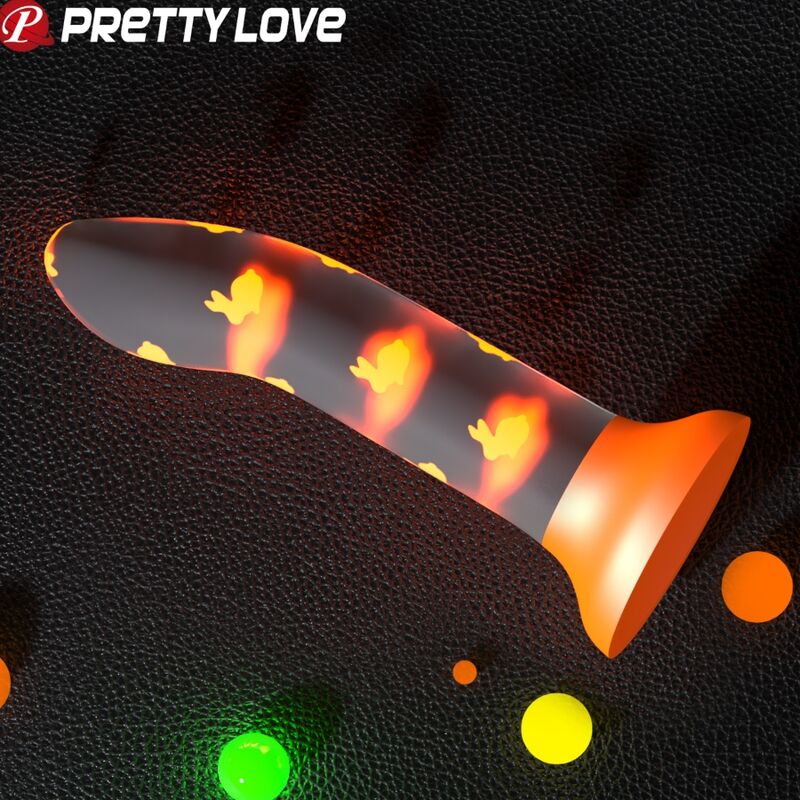 Gode Lumineux Nightfall Silicone Ventouse - Pretty Love