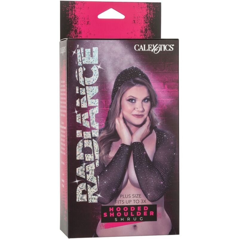 Body Sculptant Dentelle Encolure Dégagée Capuche Strass - CalExotics