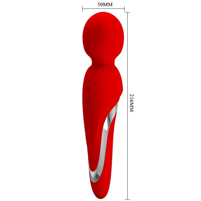 Vibromasseur Wand Walter 7 Vibrations 5 Intensités - Silicone - Pretty Love