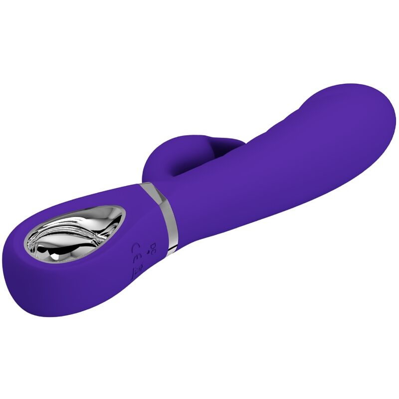 Vibromasseur Rabbit Prescott Point G Flexible Mémoire - Silicone - Pretty Love