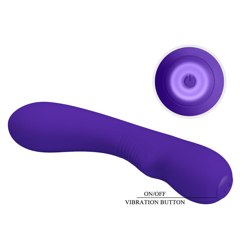 Vibromasseur Prescott 12 Modes Flexible Submersible Mémoire - Pretty Love