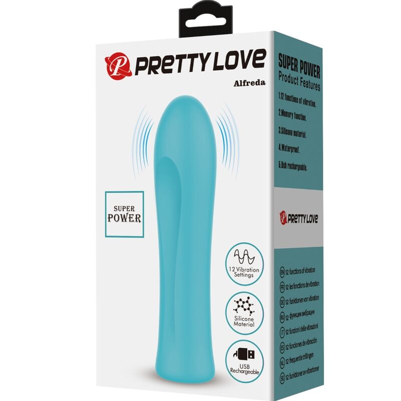 Vibromasseur Puissant Alfreda - Pretty Love