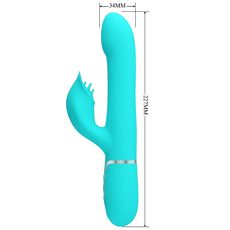 Vibromasseur Rabbit Perles Rotatives Stimulateur Clitoridien - Pretty Love