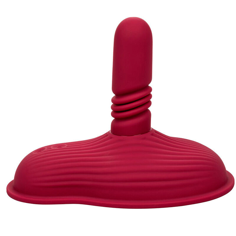 Vibromasseur à Chevaucher Double Moteur Télécommande 12 Modes Rouge - CalExotics