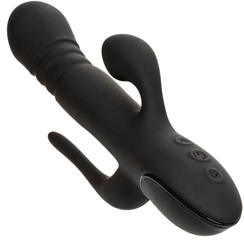 Vibromasseur Rabbit Triple Stimulation Point G Clitoris Silicone - CalExotics
