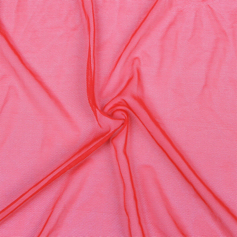 Robe Transparente Détail Dentelle Voile Vaporeux - Subblime