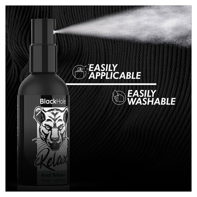 Spray Relaxant Anal Explorer Base Eau 30 ml - Black Hole