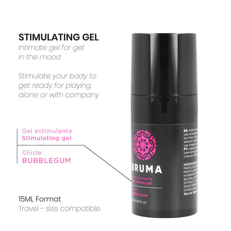 Baume Intensifiant Onagra 5 Saveurs Stimulant Glissant 15 ml - Bruma