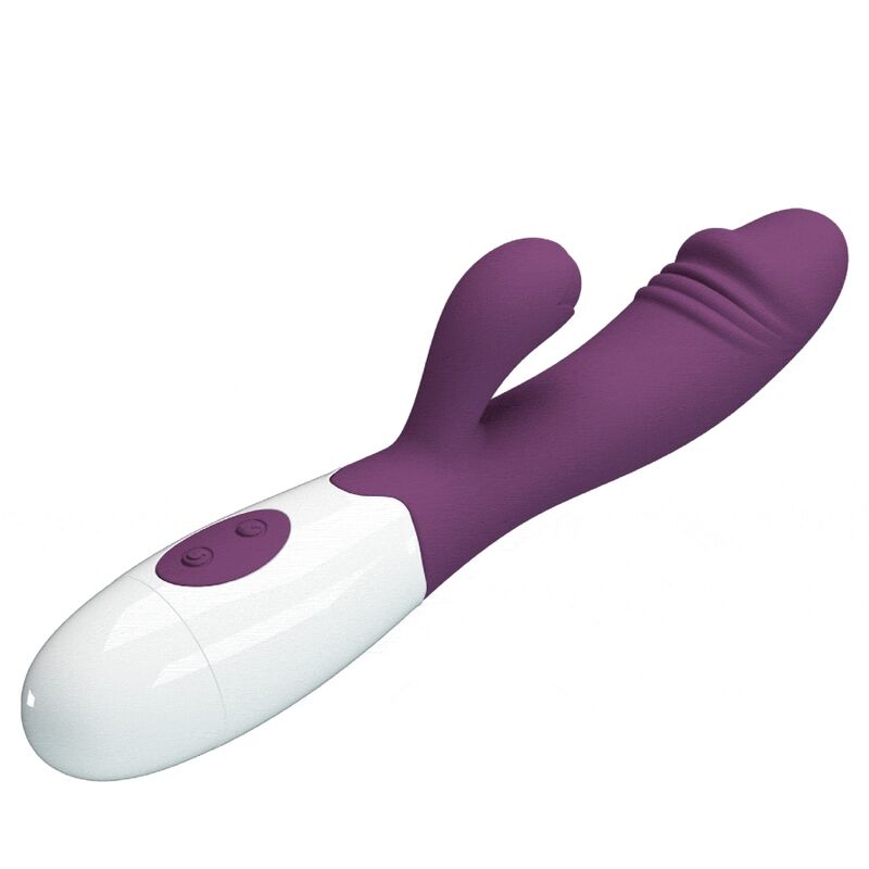 Vibromasseur Double Snappy Point G et Clitoris 30 Fonctions - Pretty Love