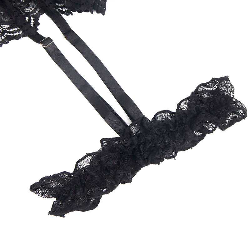 Body Teddy Slim Lace Garter Jarretière Dentelle Nylon - Subblime