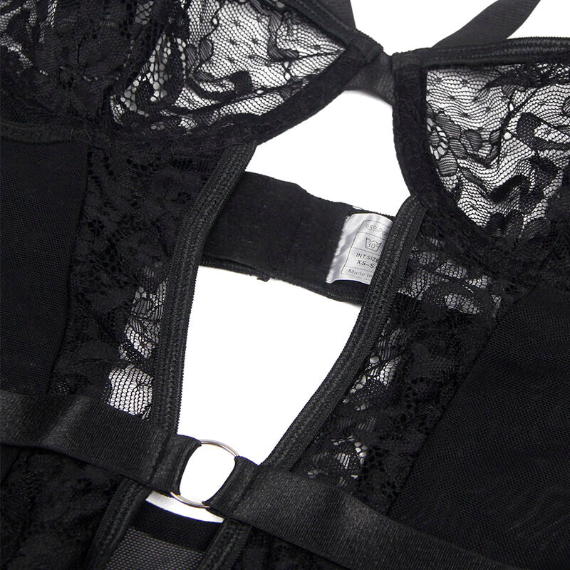Body Teddy Slim Lace Garter Jarretière Dentelle Nylon - Subblime