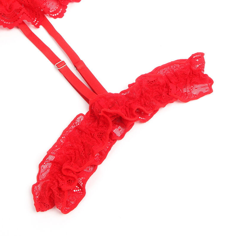 Body Teddy Slim Lace Garter Jarretière Dentelle Nylon - Subblime