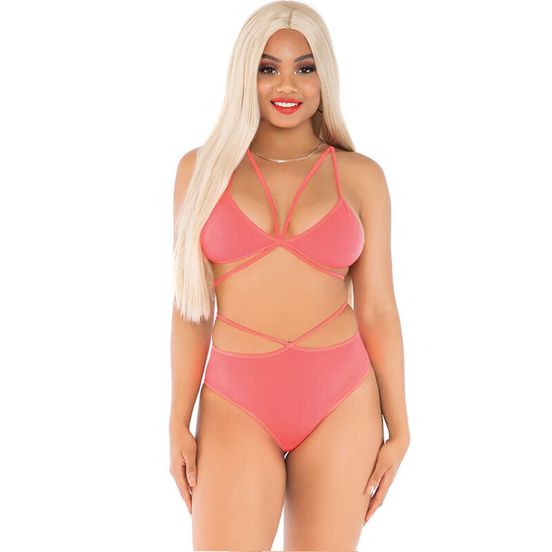 Ensemble Lingerie Top et Culotte à Bretelles Réglables 2 Coloris - Leg Avenue