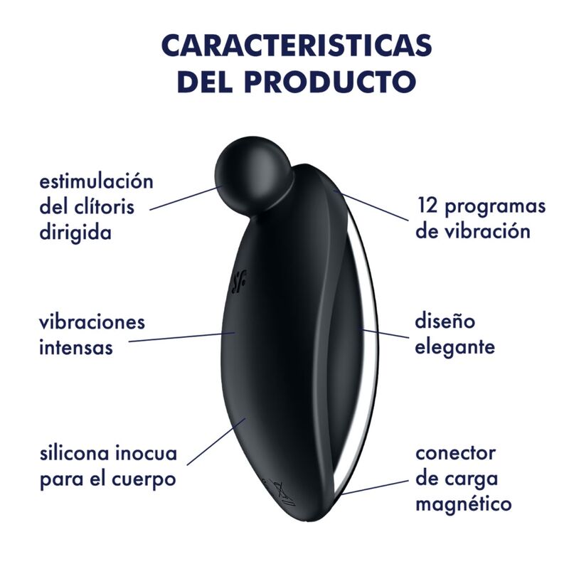 Stimulateur Clitoridien Spot On 2 Pointe Précise 12 Modes IPX7 - Satisfyer
