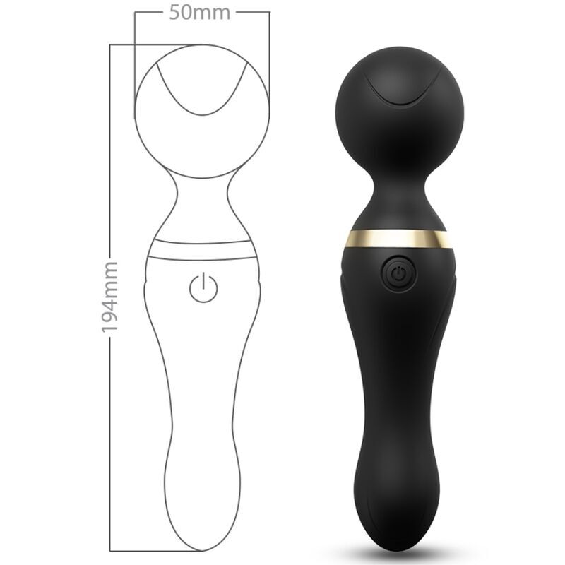 Vibromasseur Wand Freeza - Tête Super Flexible 9 Modes - Armony