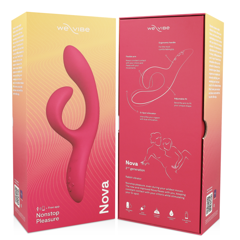 Vibromasseur Rabbit Connecté Nova Double Stimulation Point G Clitoris - We-Vibe