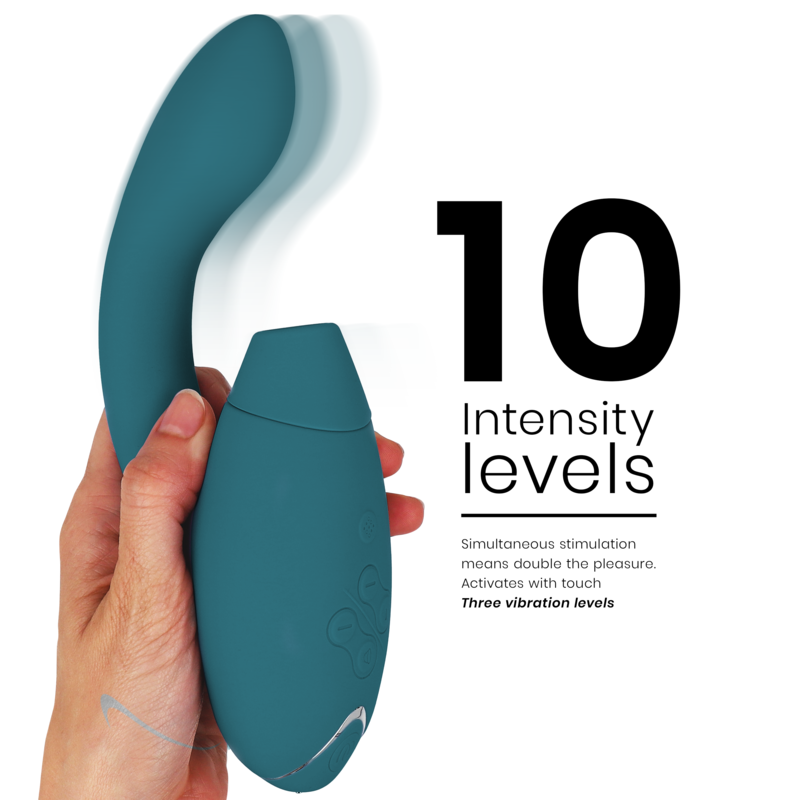 Stimulateur Double Womanizer Duo 2 - Pleasure Air et Point G - 14 Intensités