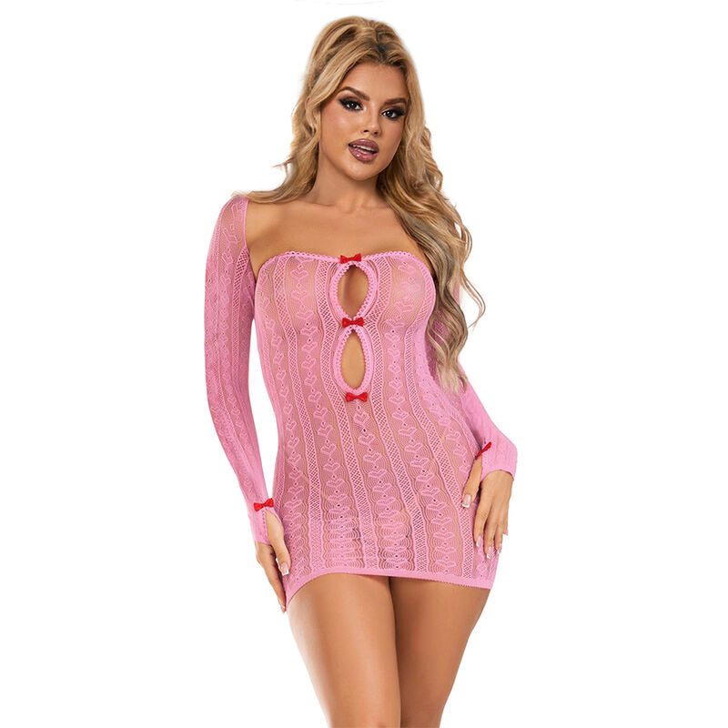 Robe Résille Transparente Mini Coupe Extensible - Subblime