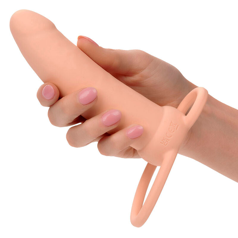 Gaine Pénis Double Pénétrateur Maxx - 10 Modes de vibrations Silicone - CalExotics