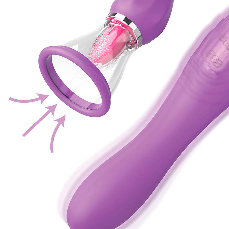 Stimulateur Clitoridien Ultimate Pleasure Max Succion et Langue 4 Moteurs - Fantasy