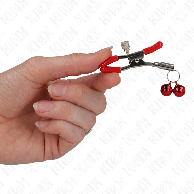 Pinces à Tétons Double Cloche 6 cm Pression Ajustable - Kink