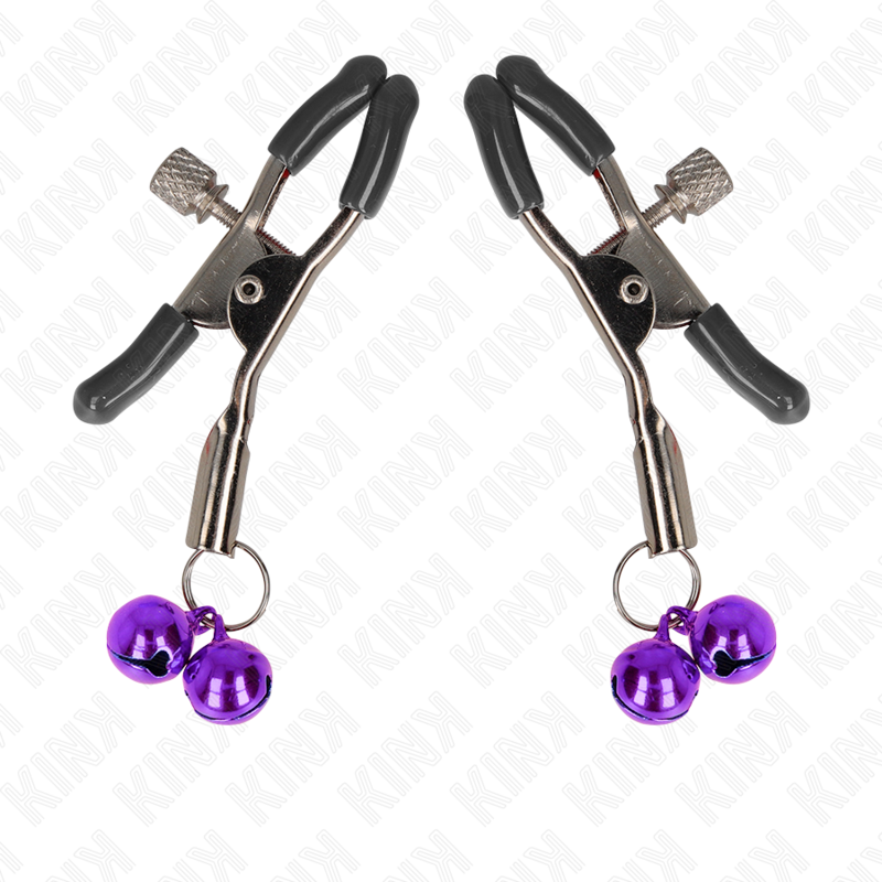 Pinces à Tétons Double Cloche 6 cm Pression Ajustable - Kink