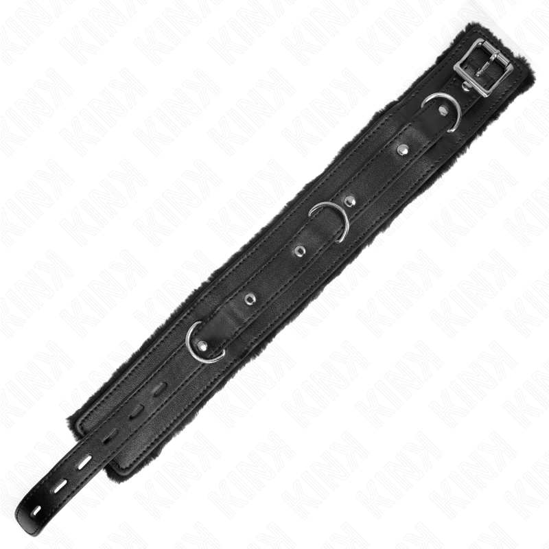 Collier BDSM avec Laisse Métallique 65 cm Réglable 36-42 cm - Kink