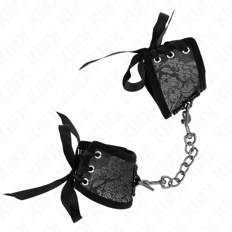 Attaches-Poignets BDSM Scandal Dentelle Réglables 24,5 cm - Kink