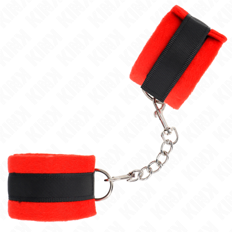 Menottes BDSM Débutant Fourrure Synthétique 30 x 7 cm - Kink