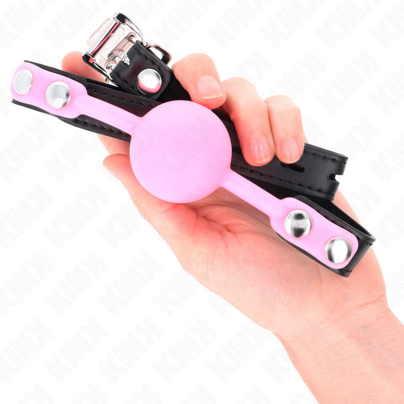 Bâillon BDSM Boule Lumineuse Silicone Sangle Réglable - Kink