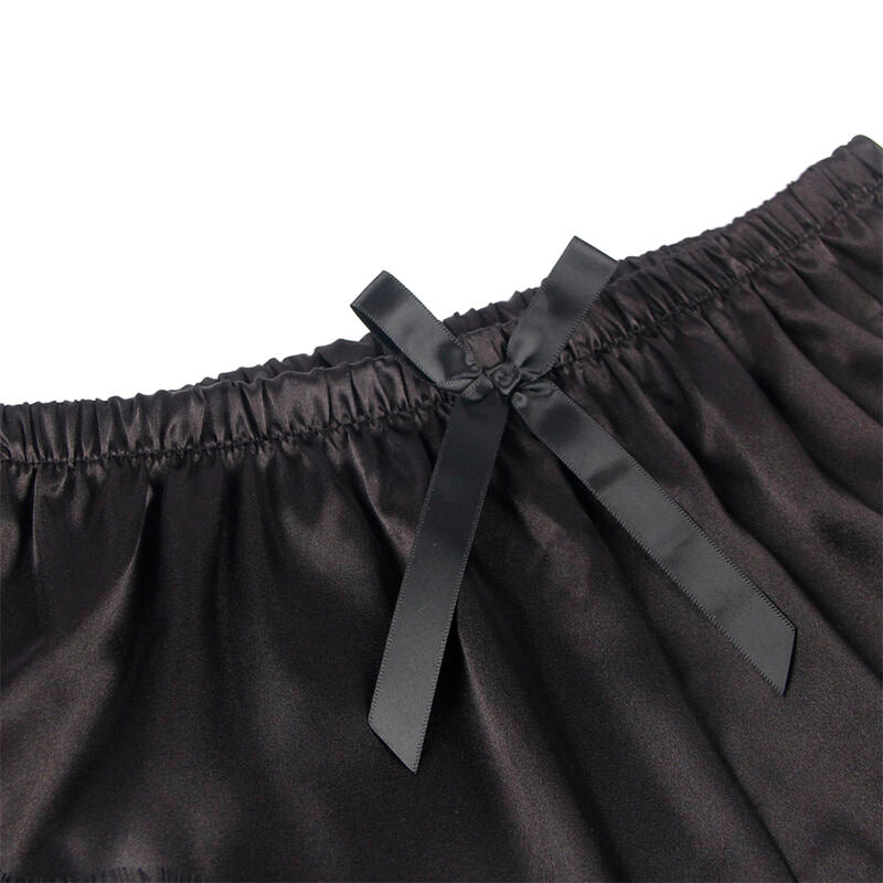 Ensemble Nuisette Satin et Pantalon Dentelle 2 Pièces - Subblime