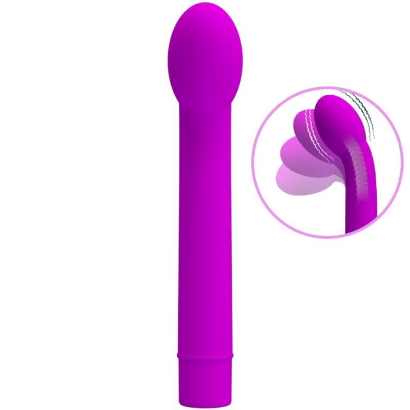 Vibromasseur Point G Logan 10 Vibrations Pointe Bulbeuse - Silicone - Pretty Love