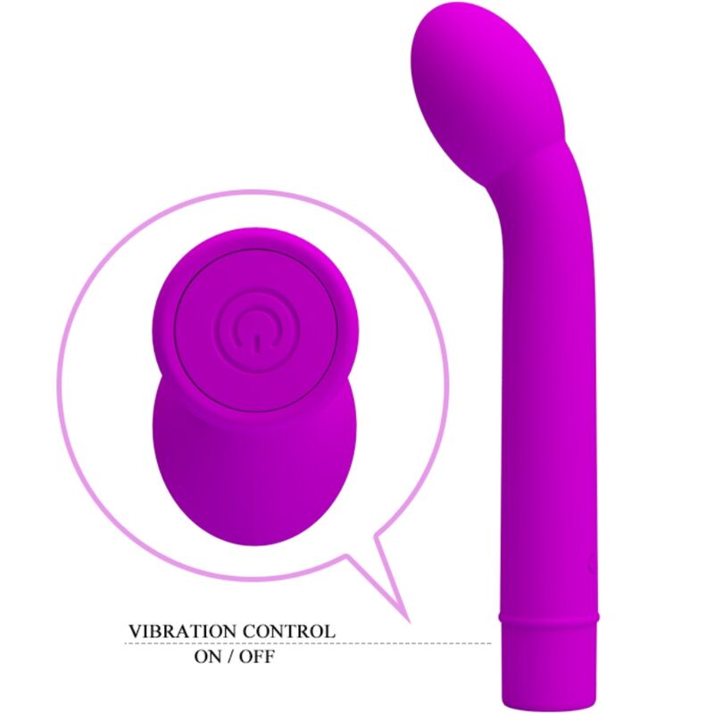 Vibromasseur Point G Logan 10 Vibrations Pointe Bulbeuse - Silicone - Pretty Love