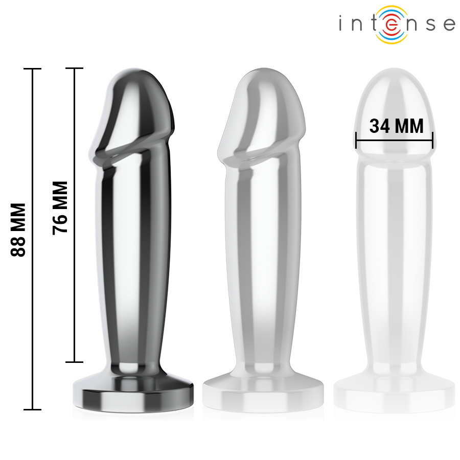 Plug Anal Vibrant Métal 10 Modes avec Télécommande - Intense