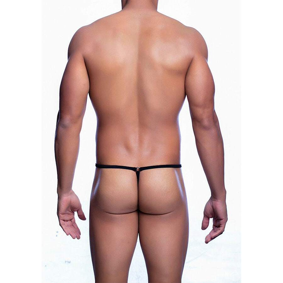 String Érotique Tear Drop Découpe Larme Nylon Extensible L/XL - Mob