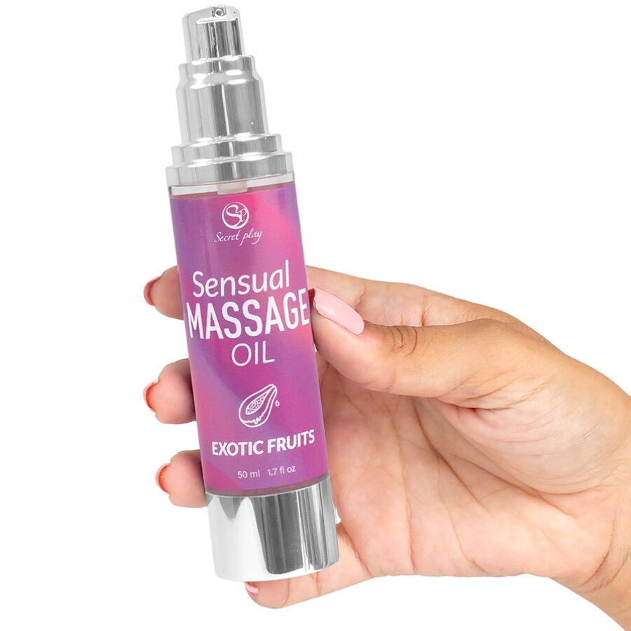 Huile de Massage Comestible Effet Chauffant - Secretplay