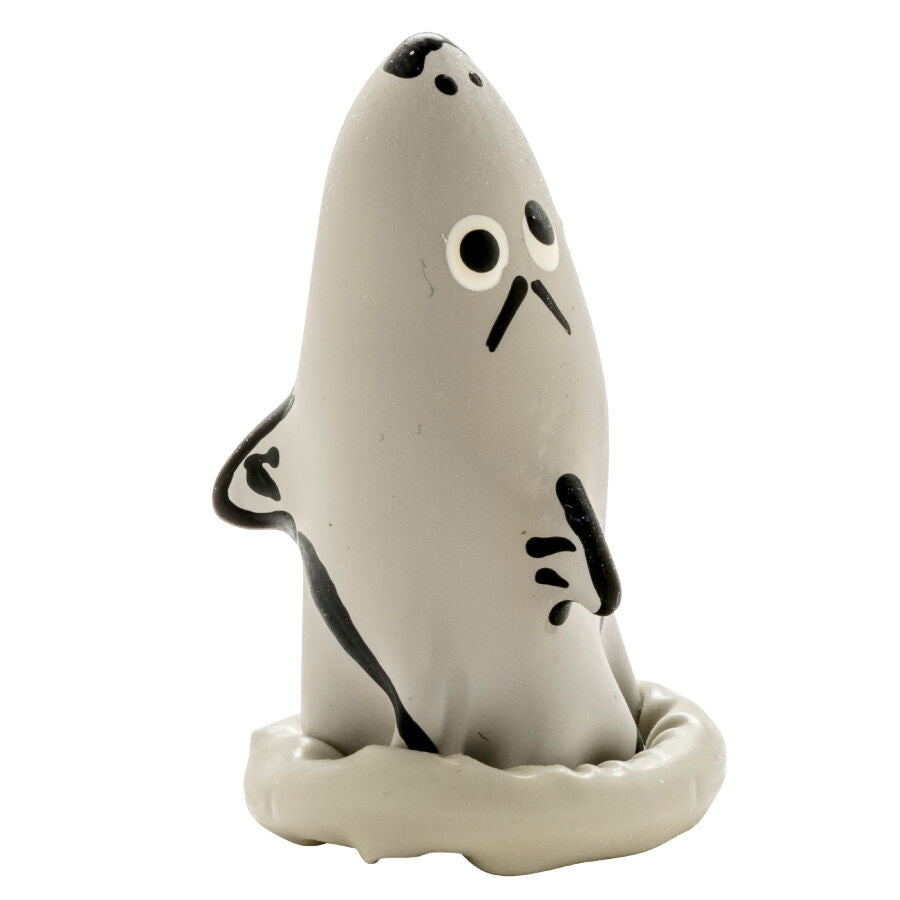 CONDOMERIE - PRÉSERVATIFS FANTAISIE PEINTS À LA MAIN MODÈLE REQUIN 1