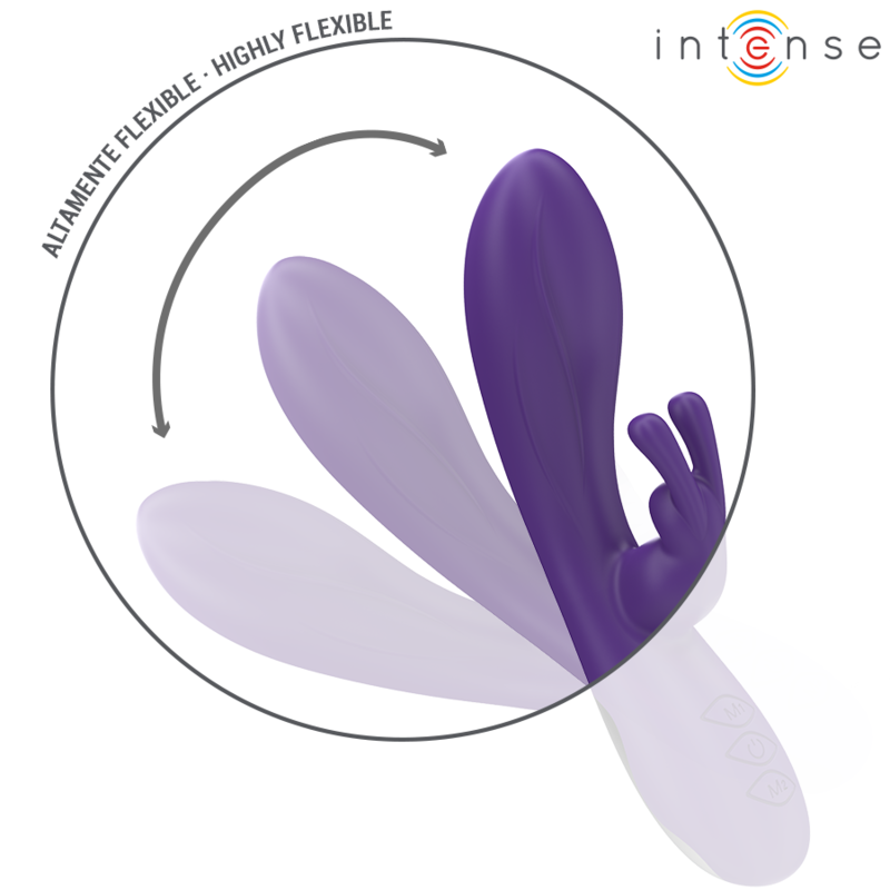 Vibromasseur Rabbit Randall 10 Modes Silicone Rechargeable - Intense
