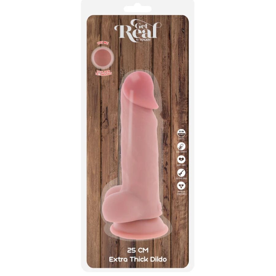 Gode Réaliste Luxe Extra Épais Testicules 7 Tailles - Get Real