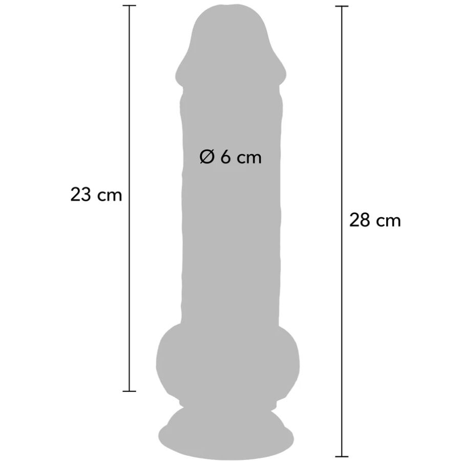 Gode Réaliste Luxe Extra Épais Testicules 7 Tailles - Get Real