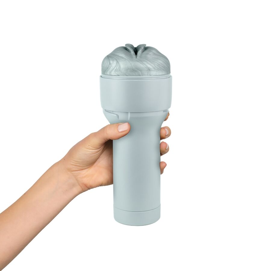 Masturbateur FeelArgenta Texture Perlée Compatible Keon - Kiiroo
