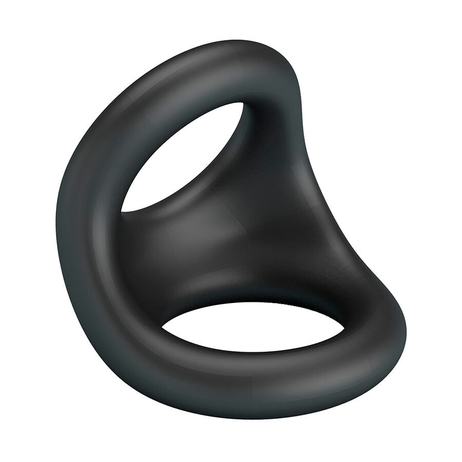 Cockring Double Nestor Silicone Soufle Anneau Pénis et Testicules - Crazy Bull
