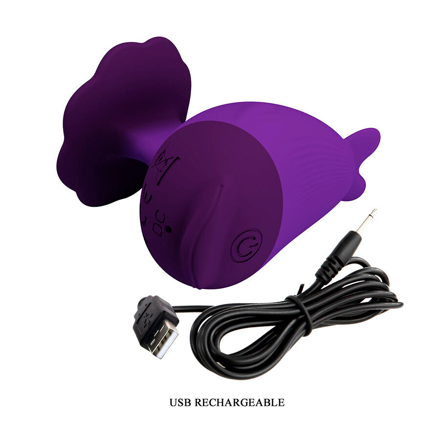 Mini Vibromasseur Dauphin Dolphin avec Clip 7 Modes Étanche - Pretty Love