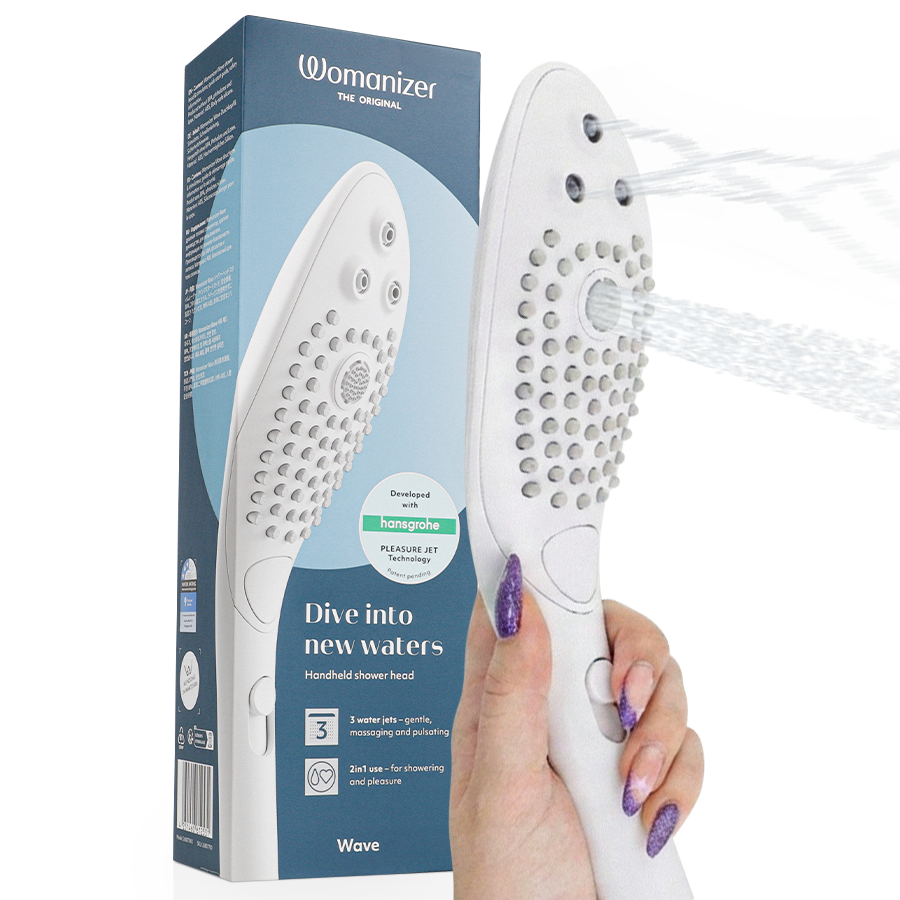 Womanizer Wave - Pommeau de Douche Stimulant Clitoridien  3 Modes Jets