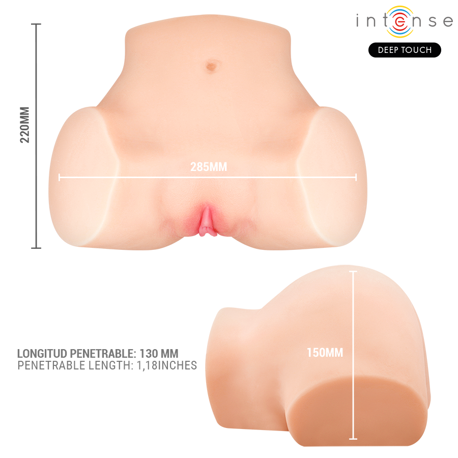 Masturbateur Vaginal Nicole Succion Chaleur Vibration Télécommande - Intense