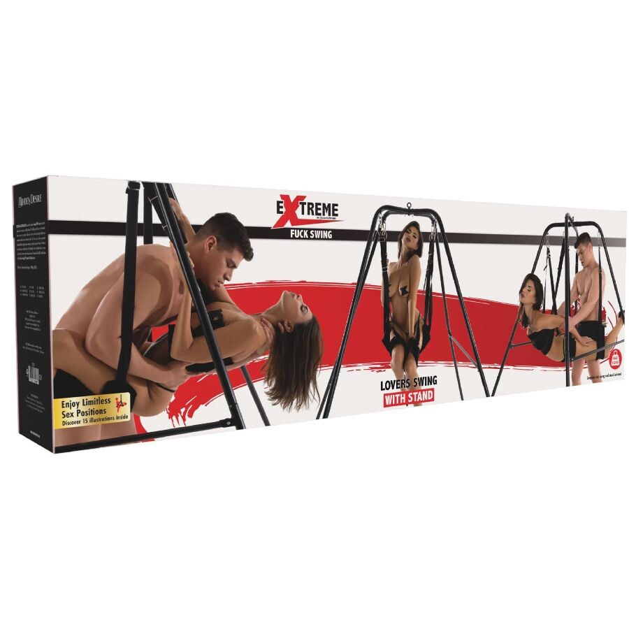 Balançoire Sexuelle Autoportante Extreme Lovers Support Acier 180 cm - Hidden Desire