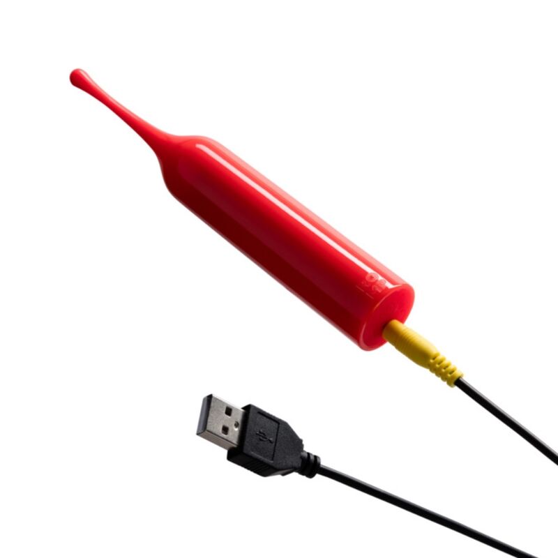 Stimulateur Clitoridien Pop Vibrations Multiples Étanche Rouge - Romp