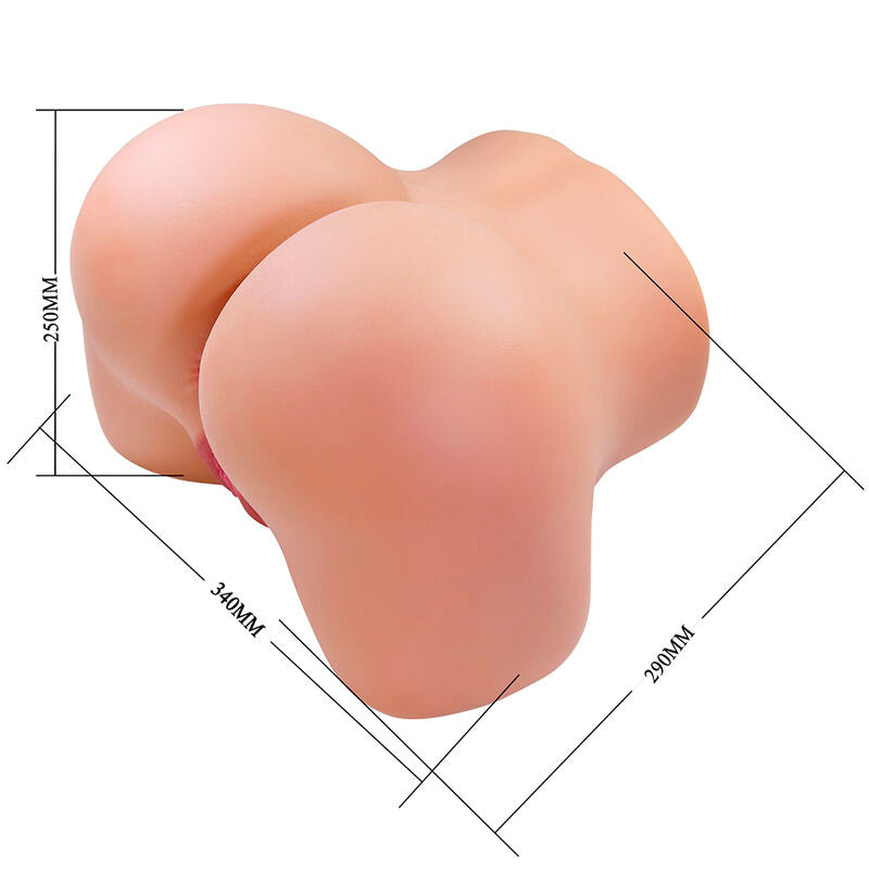 Masturbateur fessier Julia Crazy Bull avec cotes de 250, 340 et 290 mm